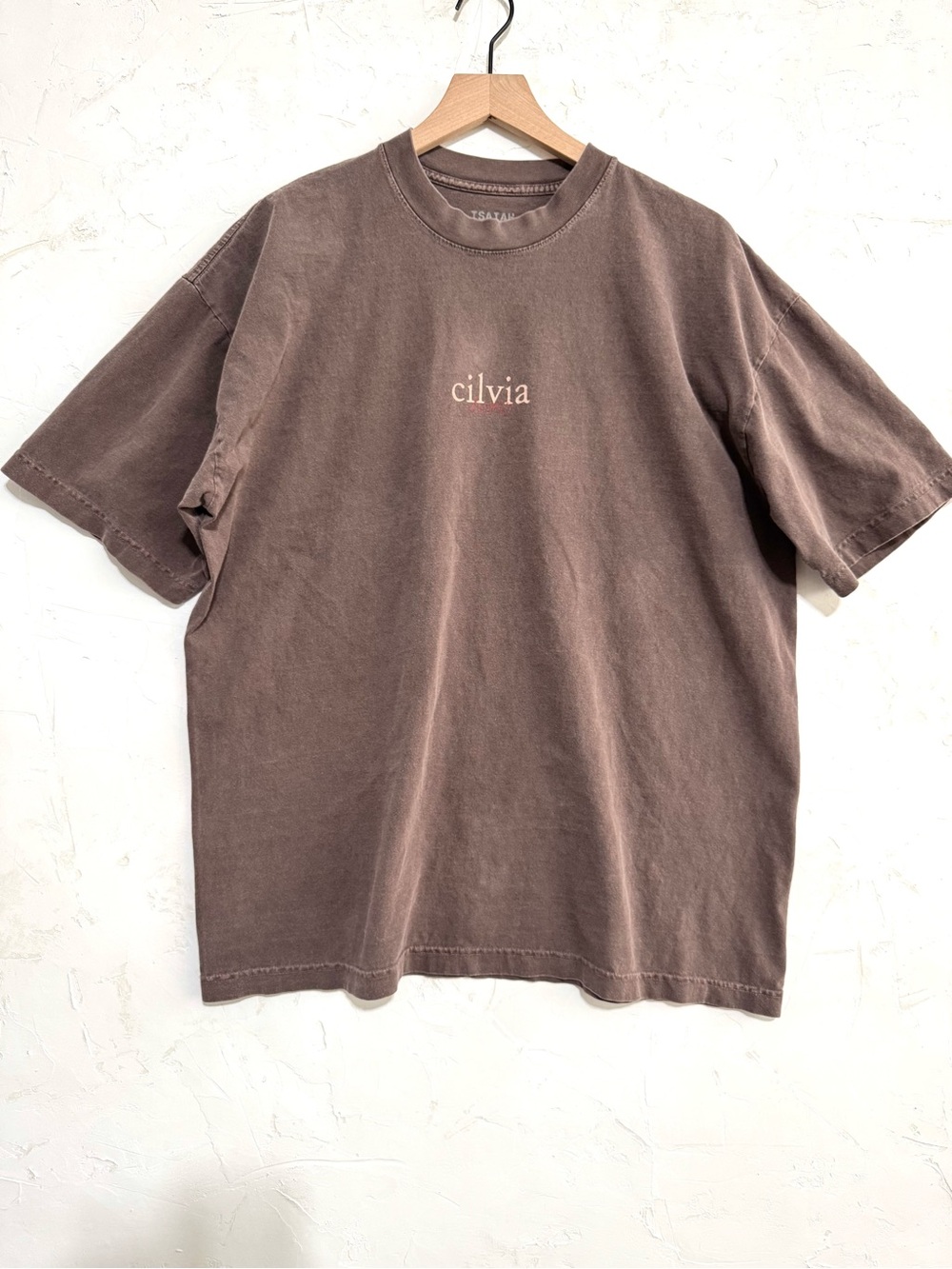 Vintage Isaiah Rashad “cilvia demo” Washed Brown Graphic T-Shirt XL